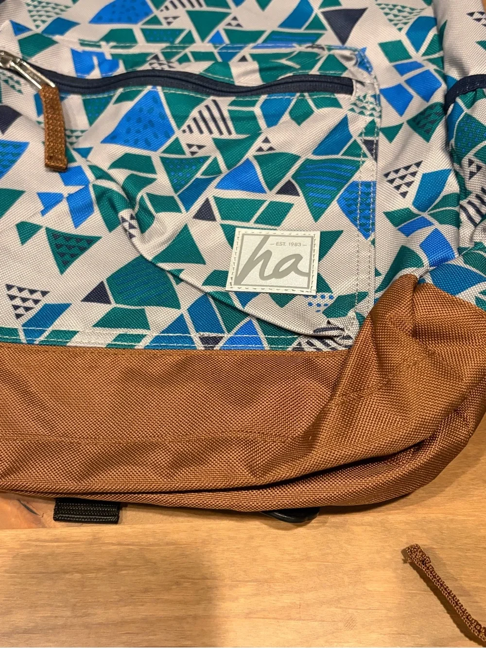 Hanna Andersson Backpack & Lunch Box Set – Geometric Blue/Teal – NWT